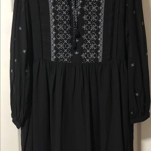 Time and Tru Soft Black Blouse/Tunic